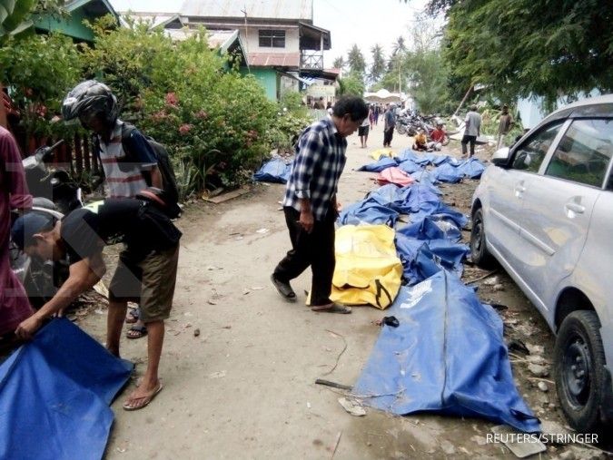 Jumlah korban tewas gempa Palu terus bertambah menjadi 420 orang 