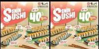 Promo Senin Sushi dari Kimukatsu! 1 Porsi Sushi Dibanderol Mulai Rp 19 Ribuan 