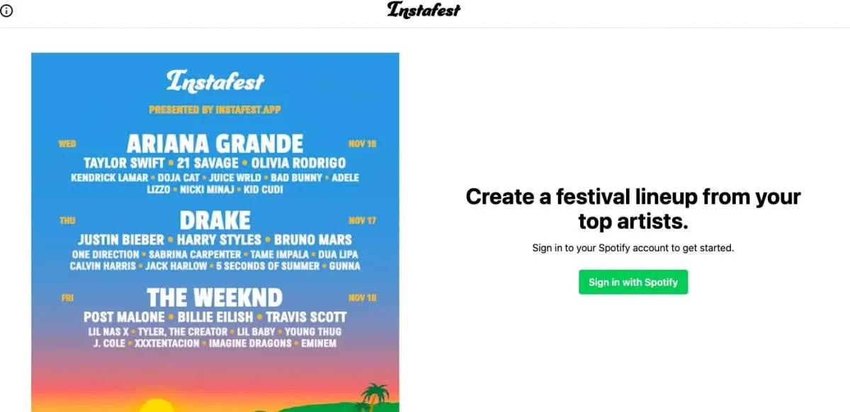 Ini Cara Membuat Instafest Spotify, Buat Grafik Konser Sesuai Playlist