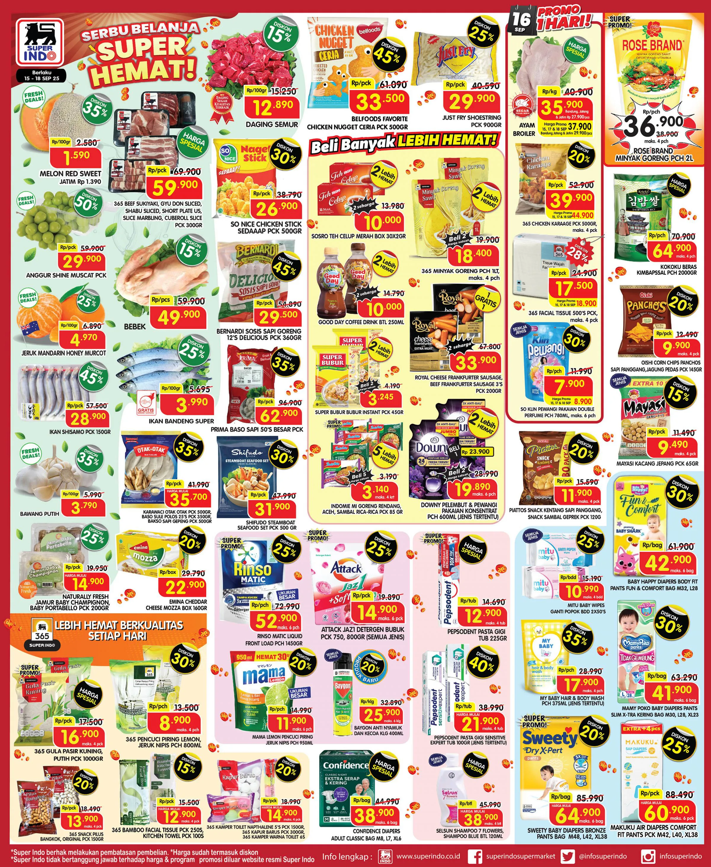 Promo Superindo Weekday 15-18 September 2025