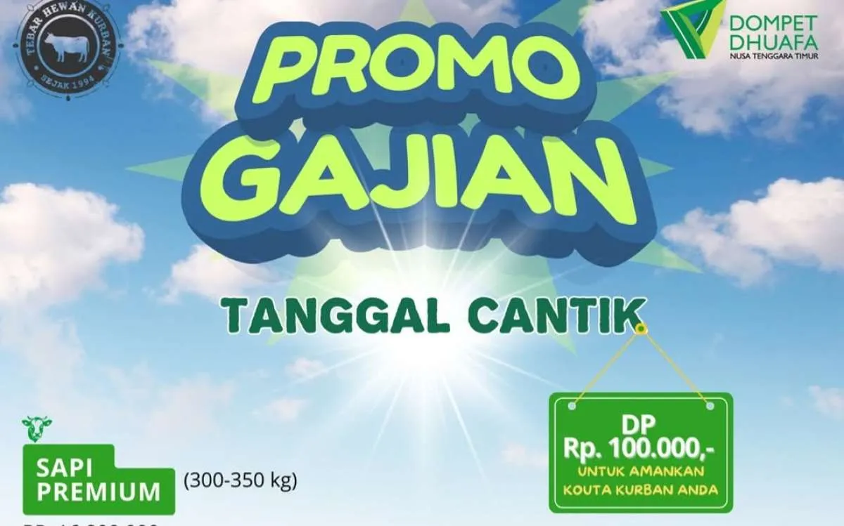 Harga Kambing dan Sapi Kurban Menurut Dompet Dhuafa NTT 2025, Ada Promo Gajian