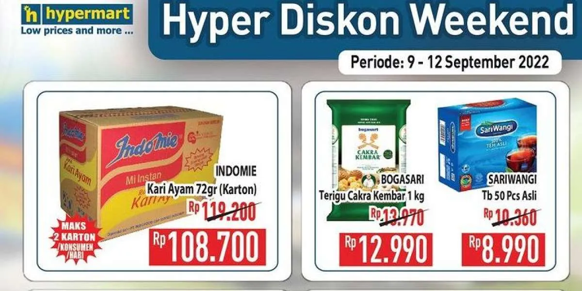 Promo JSM Hypermart 9 September 2022, Potongan Harga Selama 4 Hari!