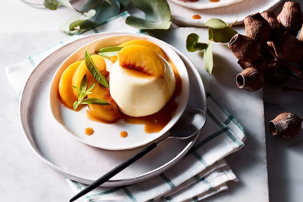 2 Resep Panna Cotta Rasa Peach dan Vanila yang Lembut dan Manis