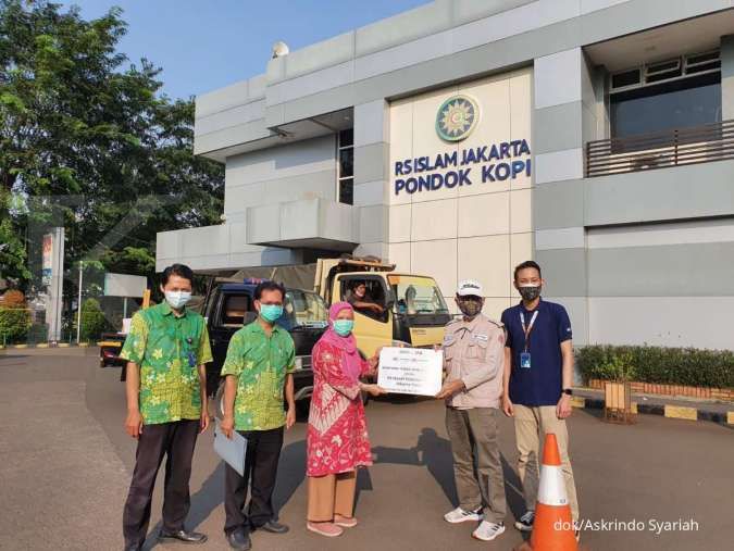 Askrindo Syariah salurkan tenda pasien dan velbed ke rumah sakit di Jakarta