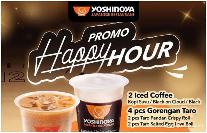 Refresh Otak, Recharge Mood! Promo Yoshinoya Happy Hour buat Berdua Harga Spesial