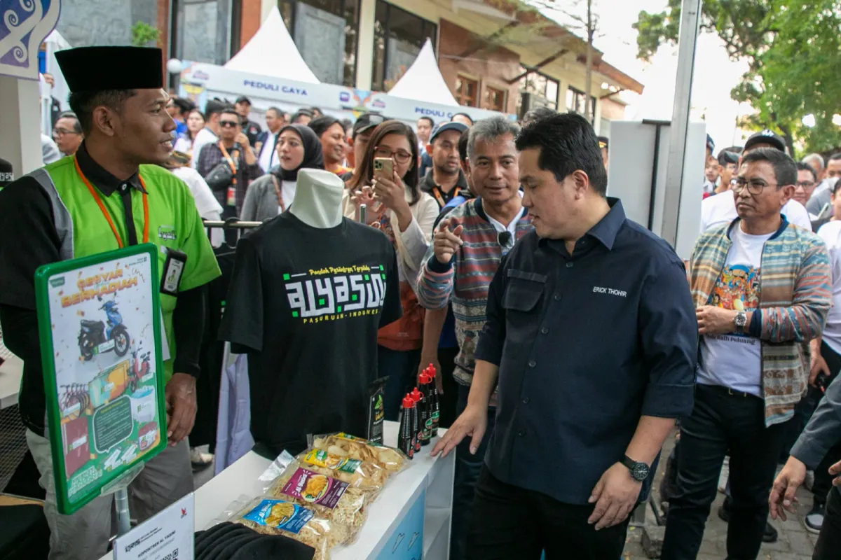 Erick Thohir Hadiri Pesta Rakyat Simpedes BRI, 20.000 Orang Semarakkan Pesta UMKM