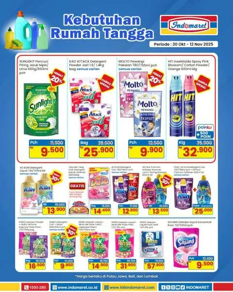Promo Indomaret Super Hemat Periode 30 Oktober-12 November 2025