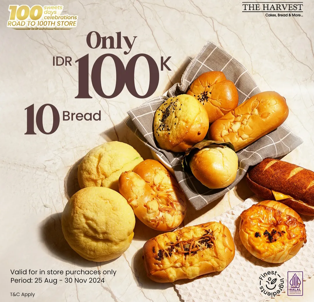 Promo the harvest Rp 100.000