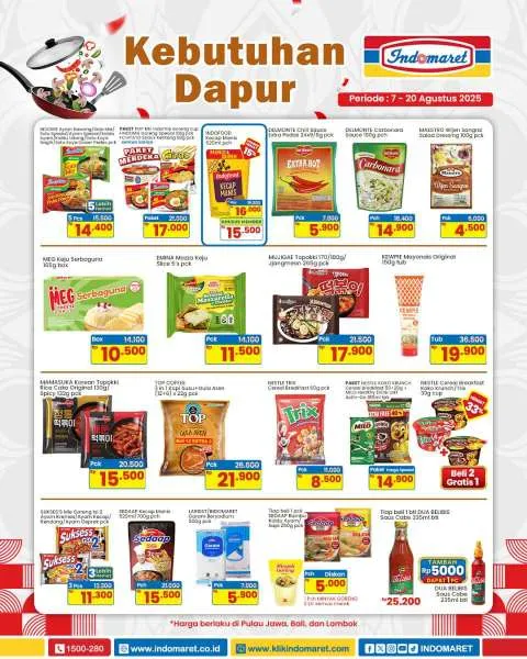 Promo Indomaret Super Hemat Periode 7-20 Agustus 2025