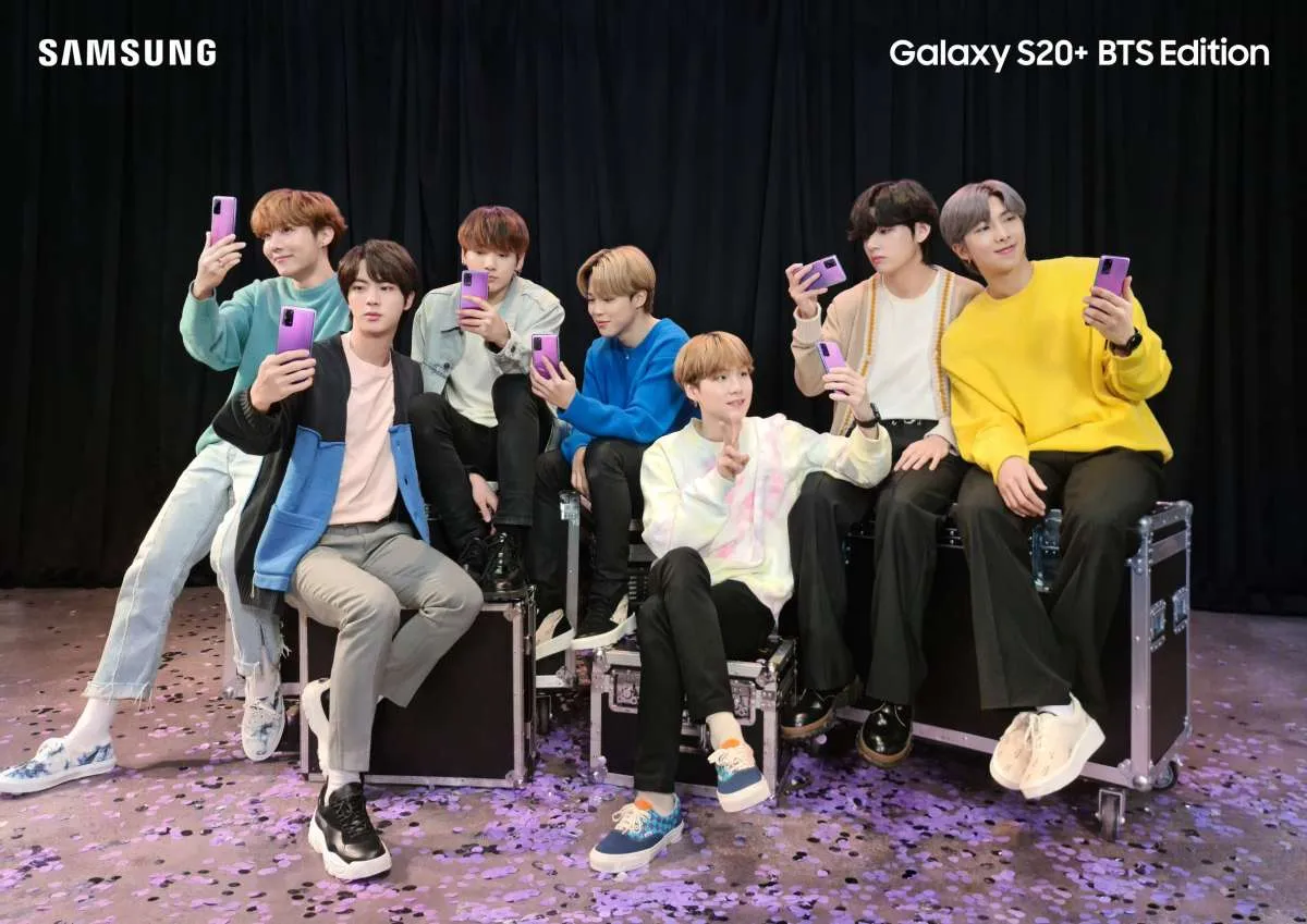 Hore, Galaxy S20 Plus dan Buds Plus edisi BTS sudah bisa dipesan, ini harganya