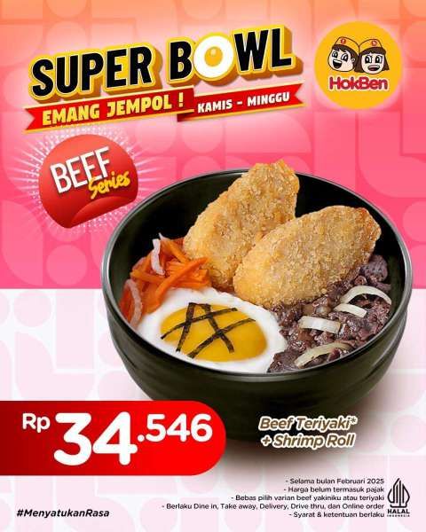 Promo HokBen Super Bowl di Bulan Februari 2025