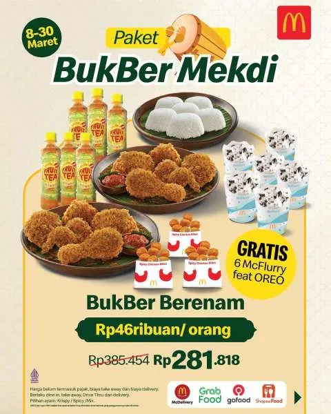 Paket Bukber Berenam