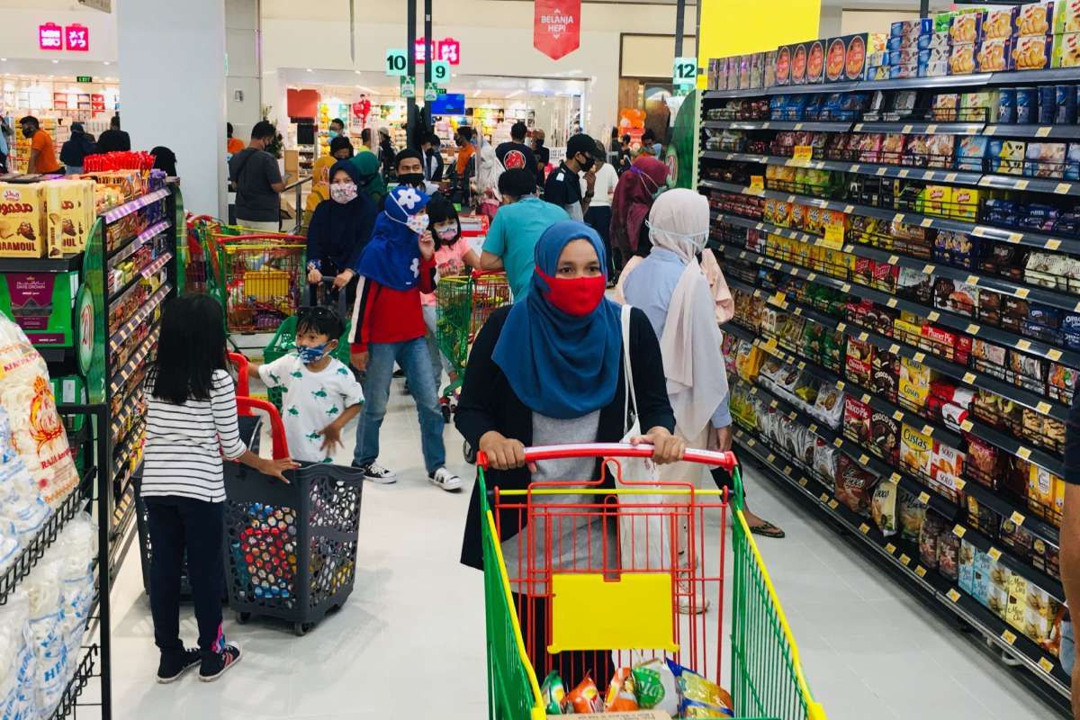 Total penjualan ritel sepanjang 2020