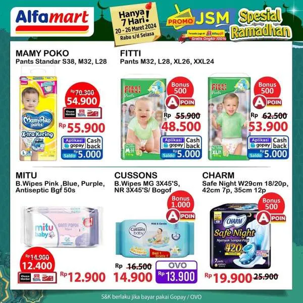 Promo JSM Alfamart Hanya 7 Hari Periode 20-26 Maret 2024