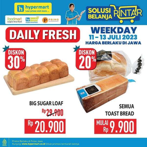 Katalog Promo Hypermart Diskon Weekday Terbaru 11-13 Juli 2023