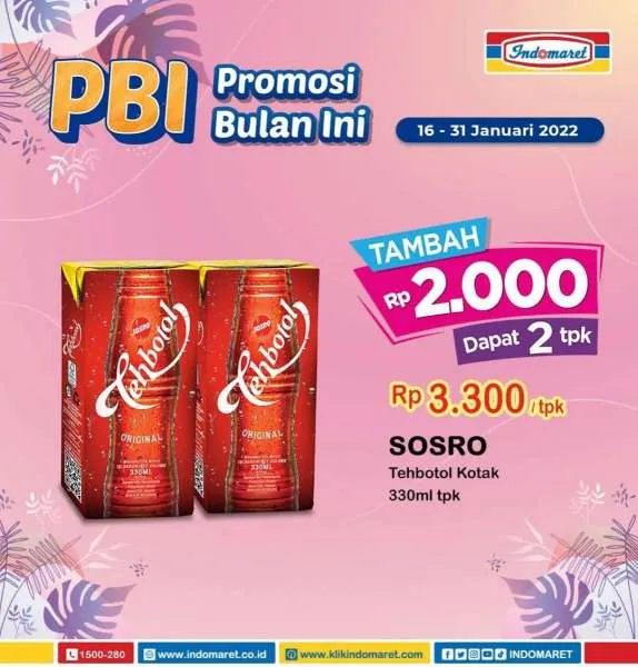 Promo Indomaret Bulan Ini Periode 16-31 Januari 2022