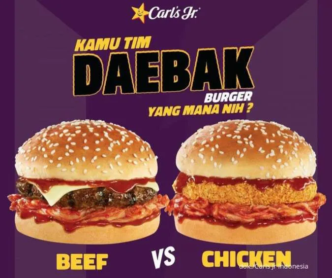 Promo Carls Jr Spesial Weekend November 2022 Daebak Burger