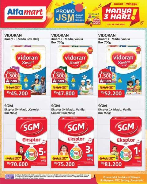 Promo JSM Alfamart 23-25 Mei 2025