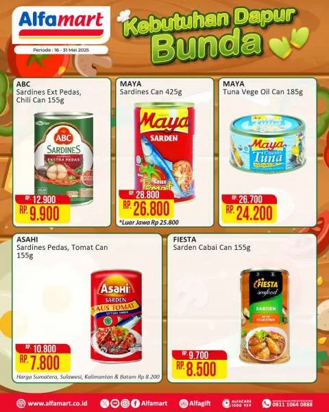 Promo Alfamart Kebutuhan Dapur Periode 16-31 Mei 2025