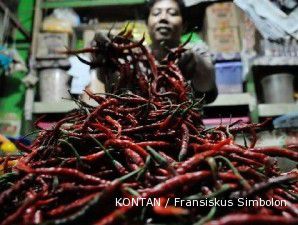 Harga cabai keriting di pasar induk Tangerang turun Rp 35.000 per kg