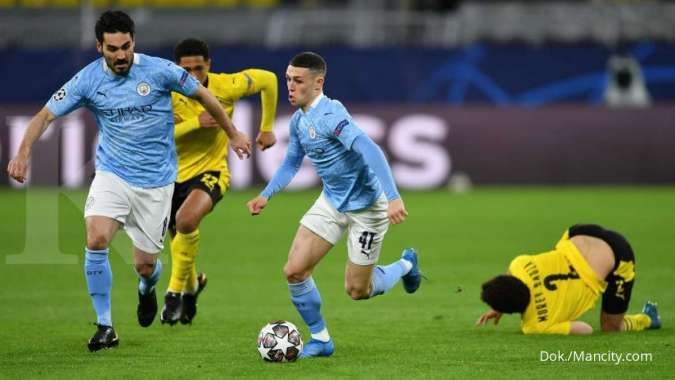 Hasil laga Borussia Dortmund vs Man City di Liga Champions