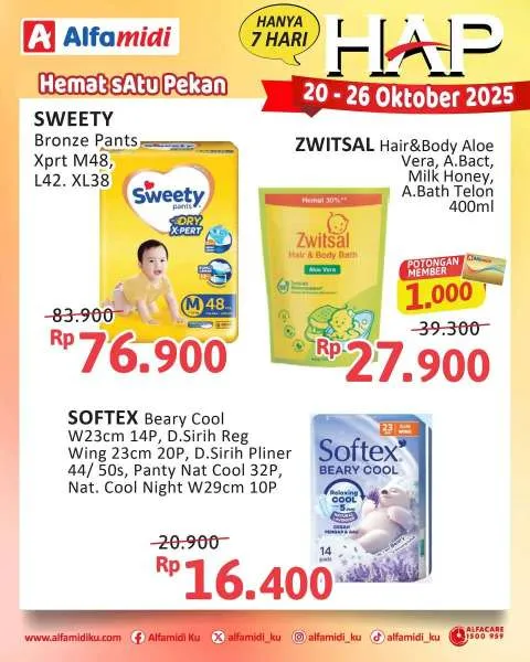 Promo Alfamidi Hemat Satu Pekan Periode 20-26 Oktober 2025