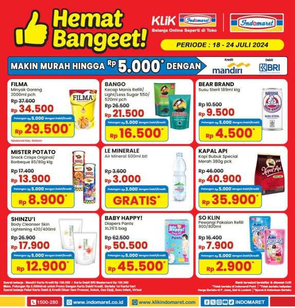 Promo Indomaret Weekend Minggu Ini 19-21 Juli 2024