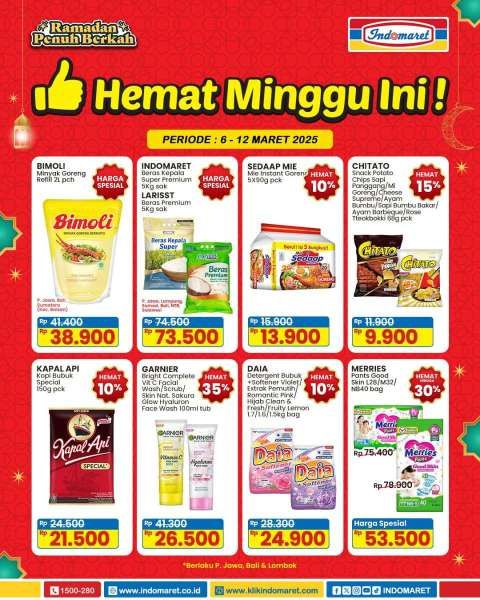 Promo Indomaret 6-12 Maret 2025 Hemat Minggu Ini