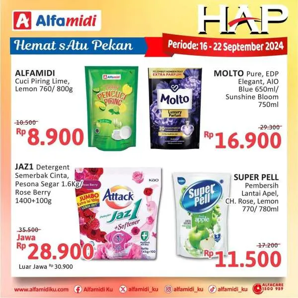 Promo Alfamidi Hemat Satu Pekan Periode 16-22 September 2024