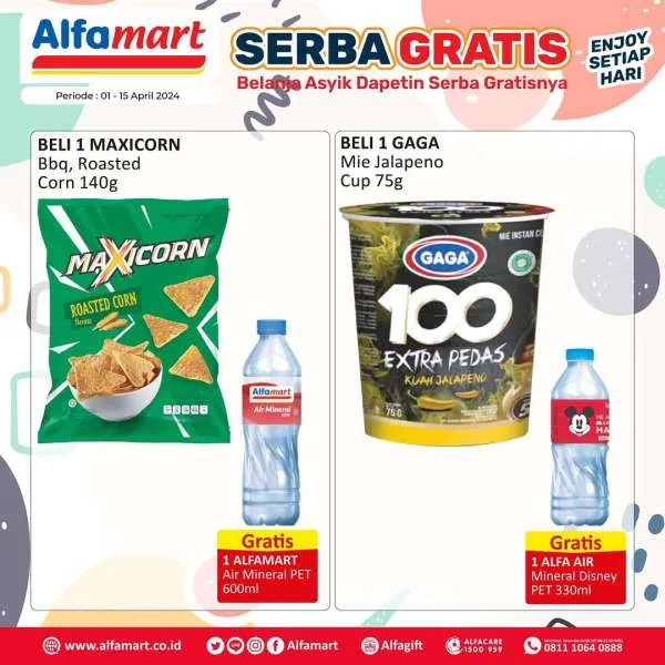 Promo Alfamart Serba Gratis Periode 1-15 April 2024