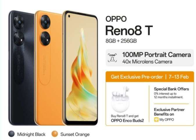 Spesifikasi dan Harga HP OPPO Reno 8 T di Indonesia, Sudah Bisa Dipesan!