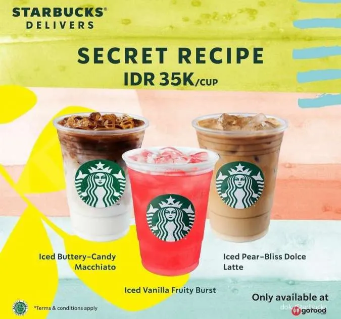 Promo Starbucks Secret Recipe via GoFood
