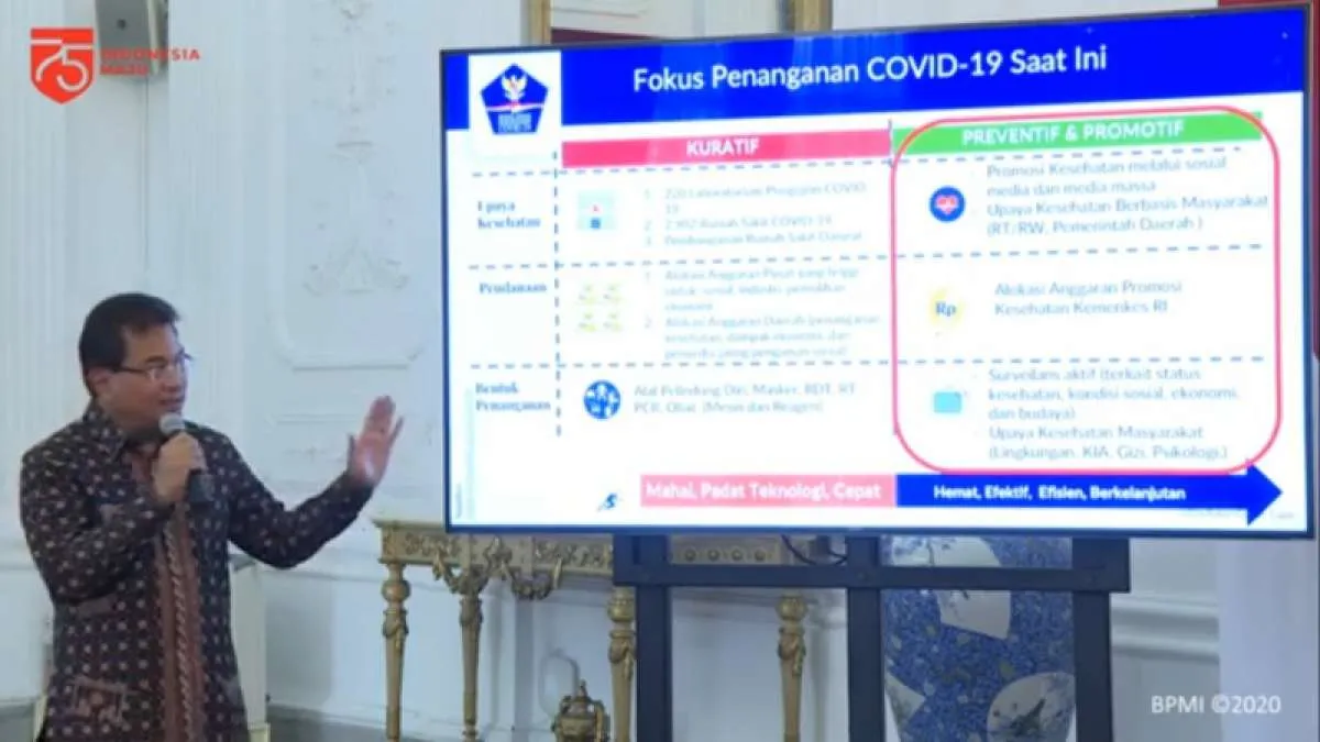 Jubir penanganan Covid-19 tak lagi umumkan perkembangan harian kasus corona