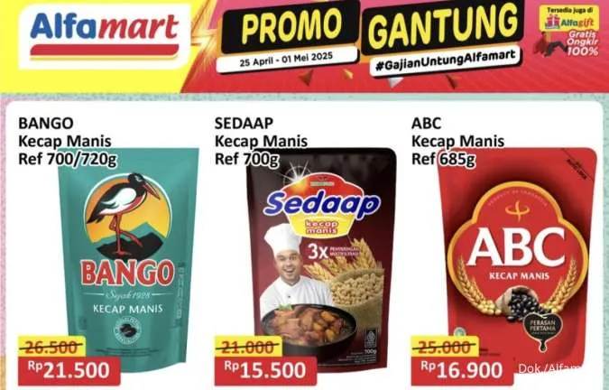 Katalog Promo JSM Alfamart Gantung 25-27 April 2025, Kecap-Pasta Gigi Diskon Gajian