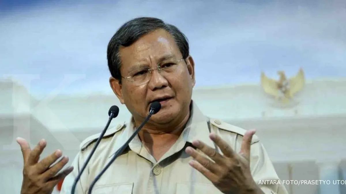 Prabowo: Cuma di sini orang mau mati harus nyogok