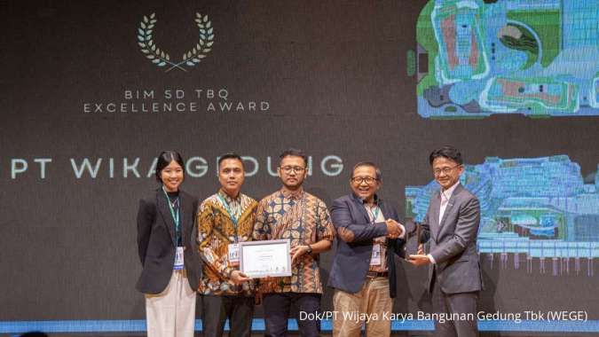 WEGE Raih Penghargaan BIM 5D TBQ dari Glodon Technical Indonesia