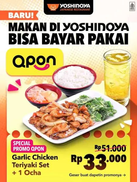 Promo Yoshinoya x Qpon Harga Spesial