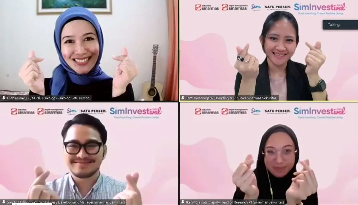 Siminvest Peduli Kesehatan Mental Keuangan Generasi Muda