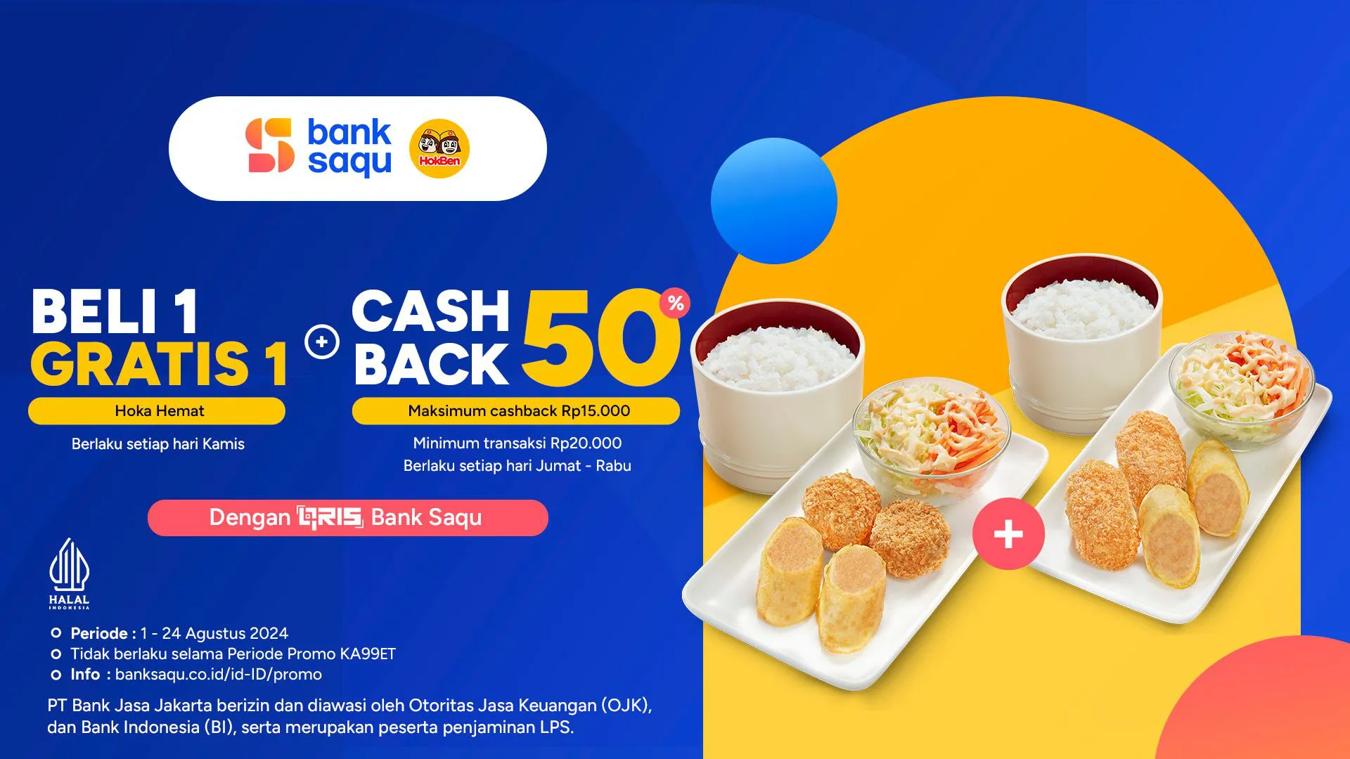 Promo Hokben x Bank Saqu