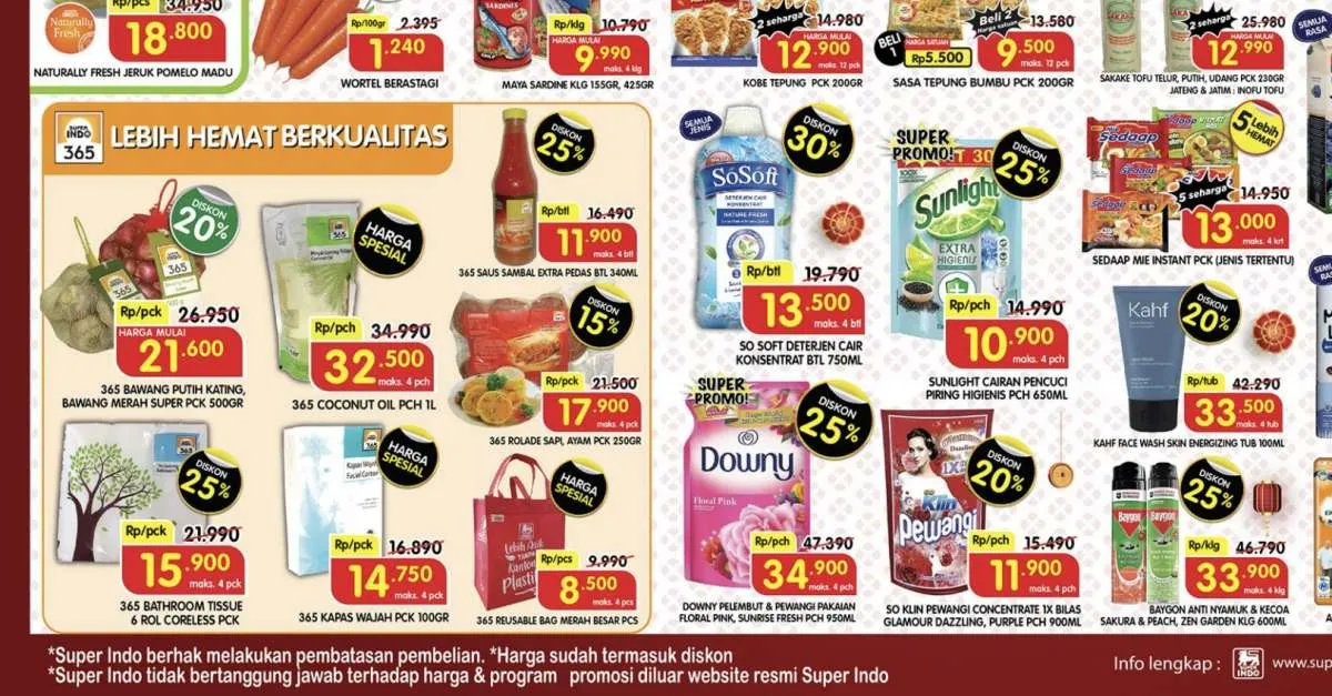 Katalog Harga Promo Superindo Hari Ini 17 Januari 2023, Banyak Diskon Besar!