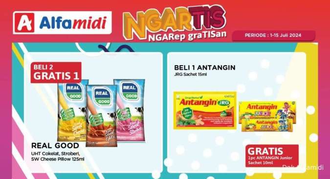 Ada Beli 1 Gratis 1 hingga Beli 2 Gratis 1, Cek Promo Alfamidi Ngartis 1-15 Juli 2024