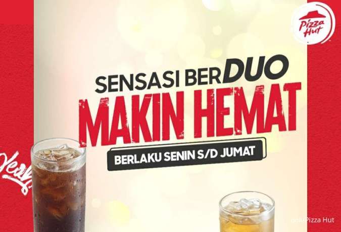 Promo Pizza Hut November 2024, Sensasi Duo 2 Pasta-Pizza dan 2 Minuman Rp 60.000