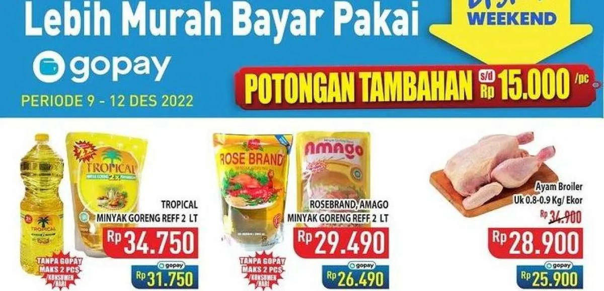 Katalog Harga Promo JSM Hypermart 10 Desember 2022, Lebih Murah Bayar Pakai Gopay
