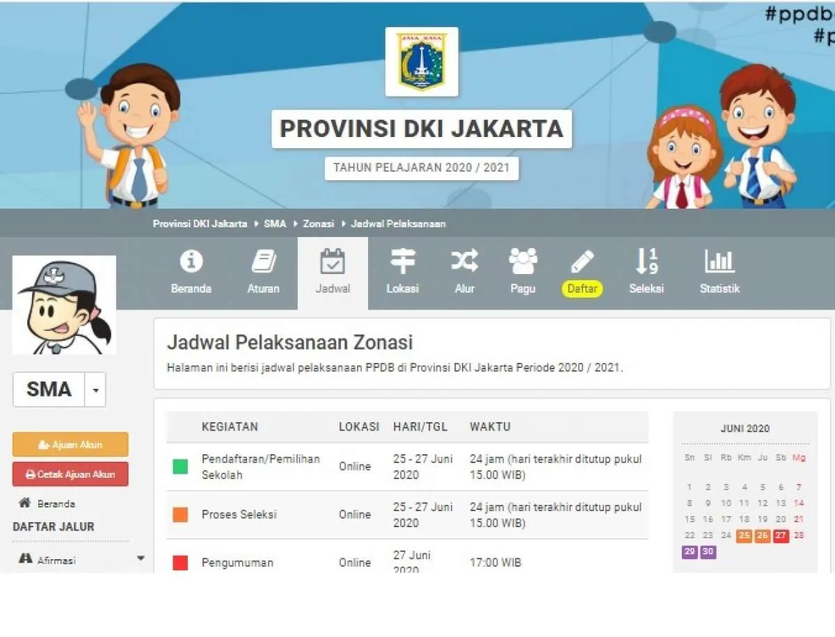Catat informasi penting tahapan dan waktu PPDB Jakarta 2021 