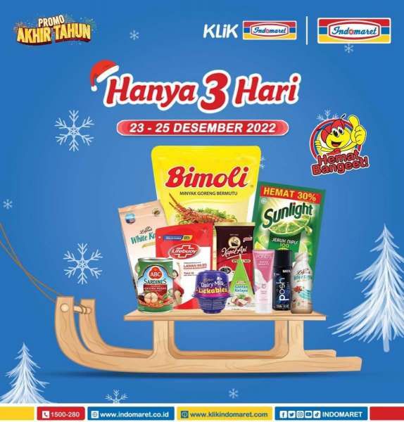 Katalog Promo JSM Indomaret Hanya 3 Hari Periode 23-25 Desember 2022