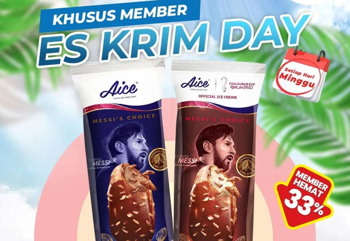 Promo Es Krim di Indomaret 28 Desember 2025, Aice Beli 2 Gratis 1