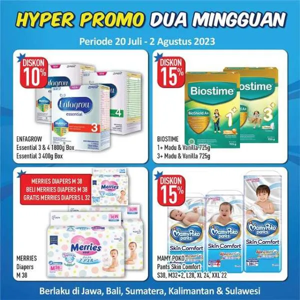 Promo Hypermart Dua Mingguan Periode 20 Juli-2 Agustus 2023
