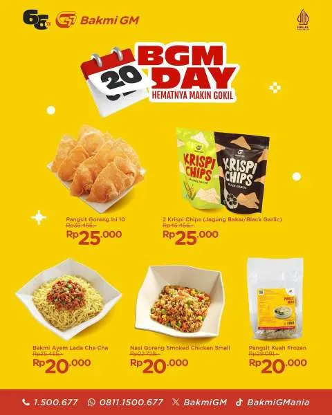 Promo Bakmi GM BGM Day Oktober Mulai Rp 20.000-an