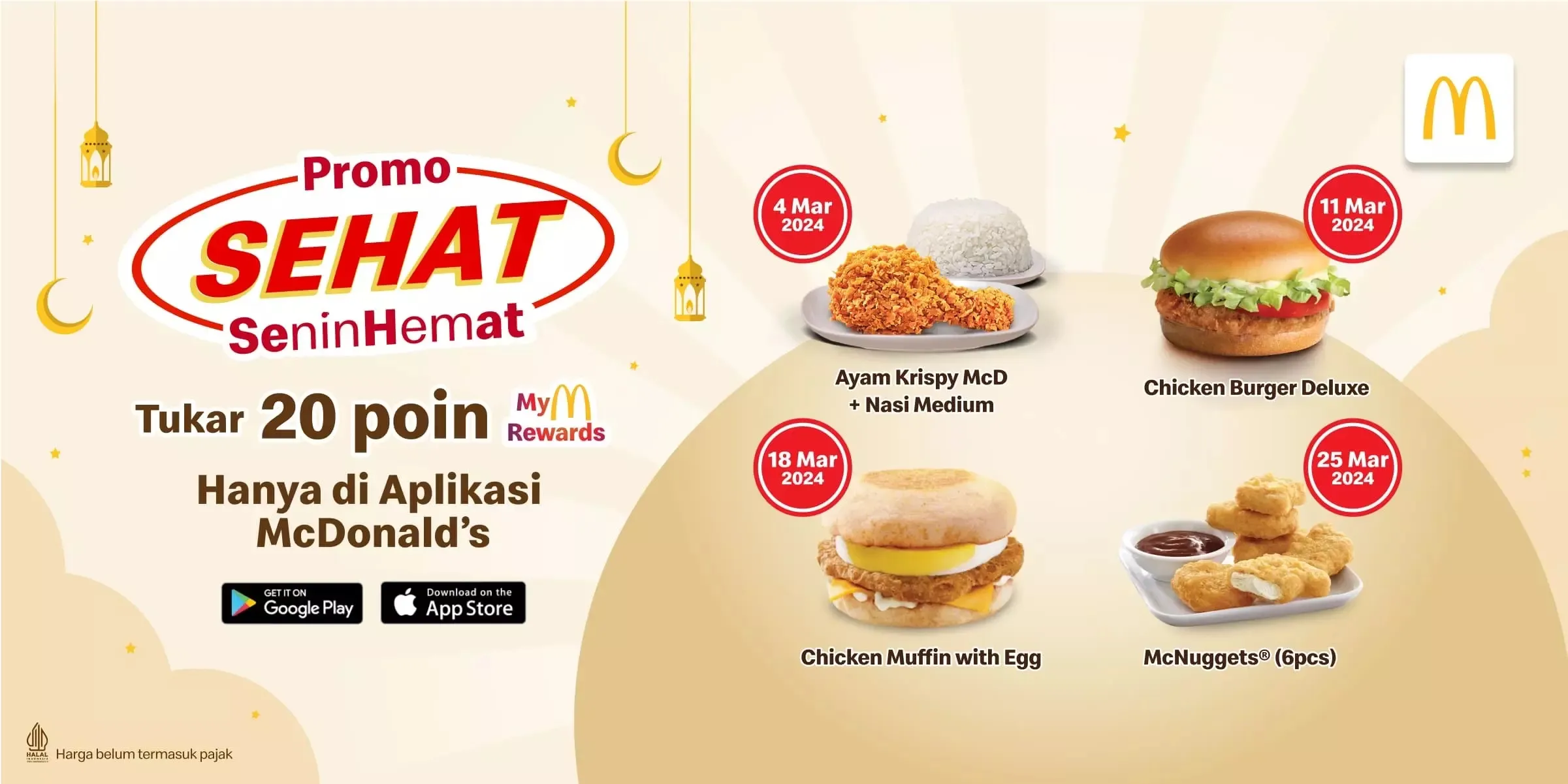Promo McD SEHAT Senin Hemat