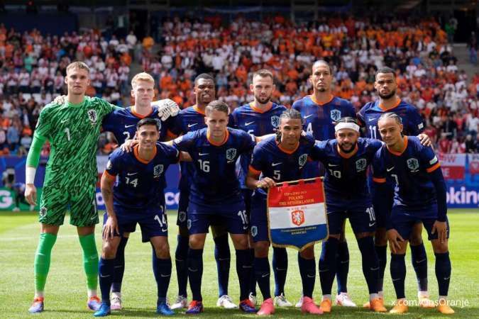 Intip Prediksi Line Up Belanda untuk Laga Belanda vs Prancis, EURO 2024 Sabtu (22/6)